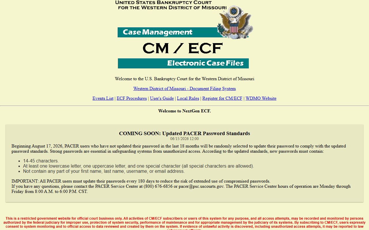 Holt County Circuit Court Clerk records and federal bankruptcy court access