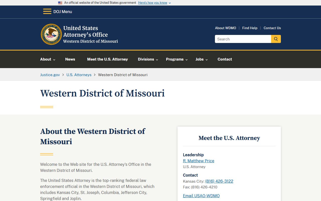 Holt County arrest records and federal court charge context