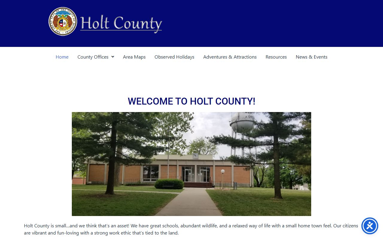 Holt County Court records and official county courthouse source